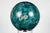 Bright Blue Apatite Sphere - Madagascar #198689-1